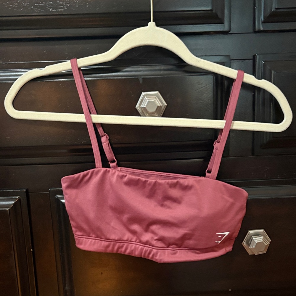 Gymshark Mauve Bandeau Sports Bra